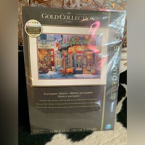 Dimensions Gold 2011 cross stitch kit “European Bistro” - New Old Stock